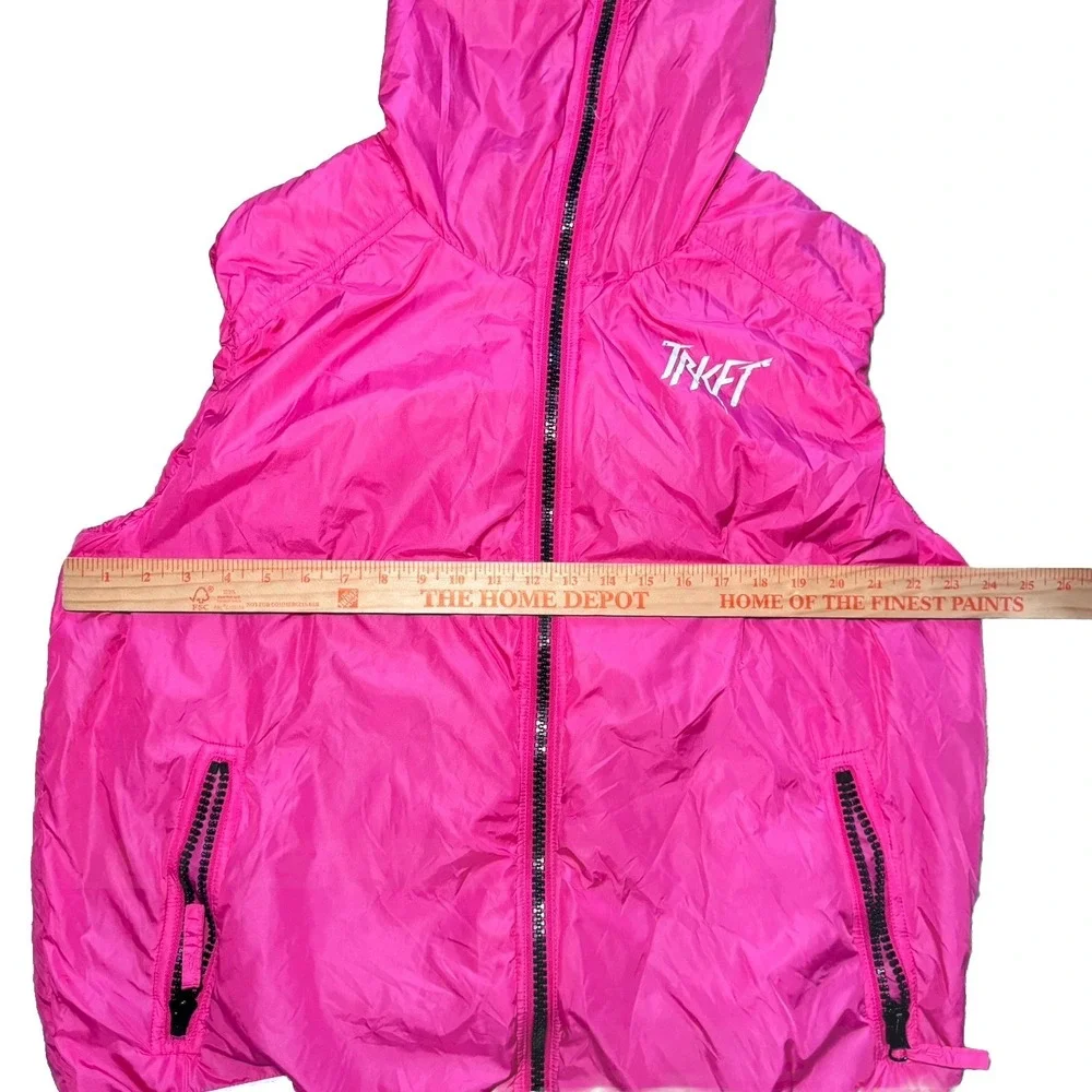 Trukfit Lil Wayne Hot Pink Sleeveless Pullover Hoodie‎ Graphic XL